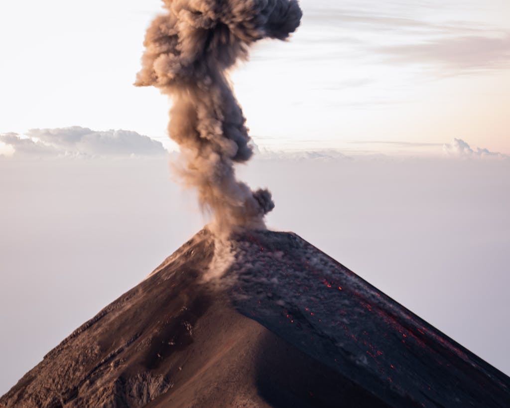 Eruption of Volcano
